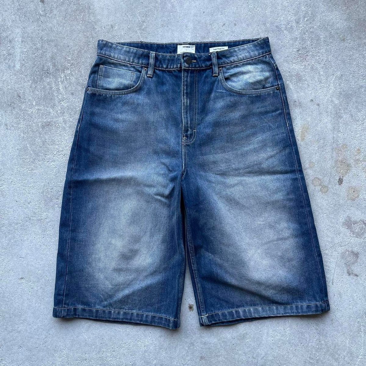 NAVY BLUE LONG JORTS